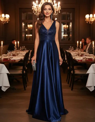 Vestido elegante para invitada a un matrimonio