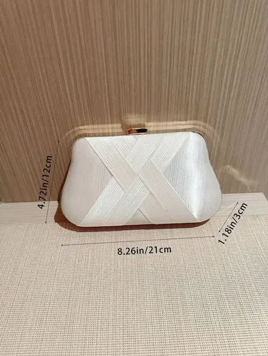 Cartera Fiesta Coctel Día Noche Clutch Mano Ct 06
