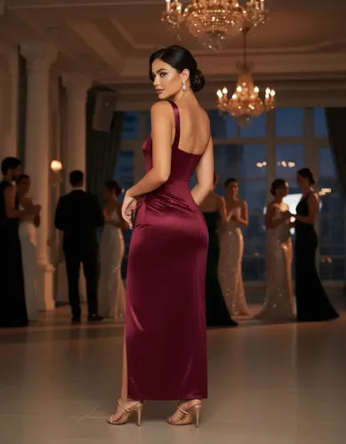 Vestido Fiesta Ajustado Delpilar Va 290 Mujer