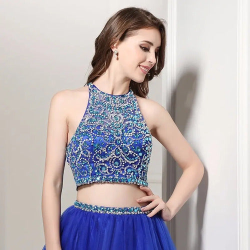Vestidos Fiesta Crop Top 15 Años Graduación  Ep 306