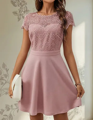 Vestido Formal Blanco Corto Novia Civil Cóctel Hq 15