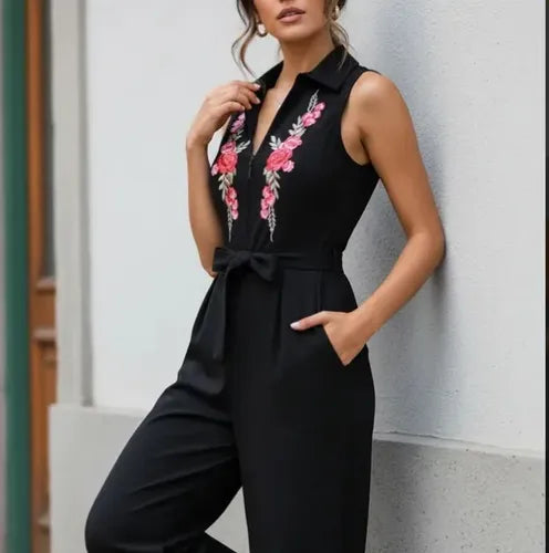 Entero Jumpsuit Mono Fiesta Bordado El 165
