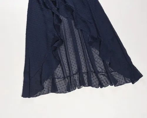 Vestido Fiesta Graduación Transparencia Sin Cinturón Va 464