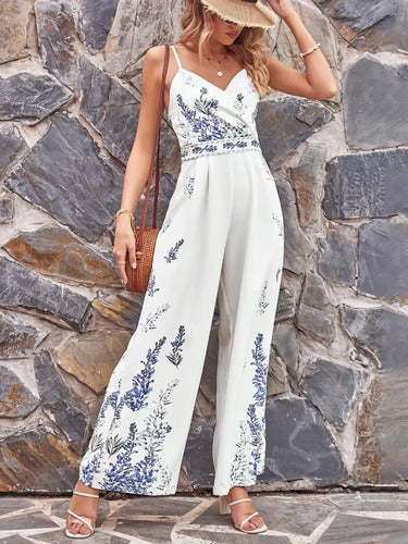 Entero Jumpsuit Mono Estampado Pierna Ancha  El 170