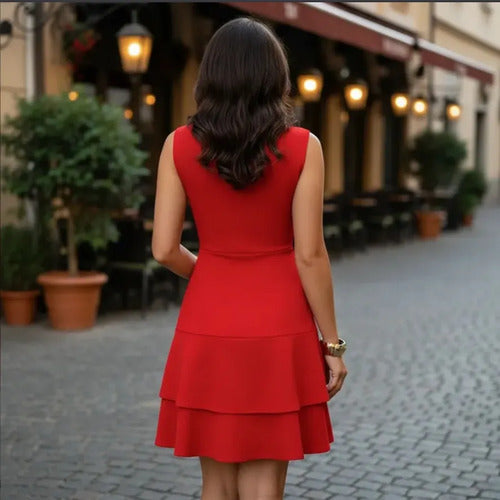 Vestido Retro Oficina Cóctel Formal Acampanado Swing Va 493
