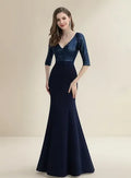 Vestido Fiesta Matrimonio Largo Ep 165 Azul Oscuro 8