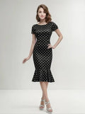 Vestido Ajustado Bodycon Sirena  Ep 41c Negro M