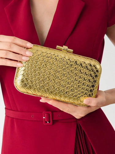 Cartera Brillos Fiesta Coctel Día Noche Clutch Mano Ct 05