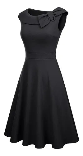 Vestido Cóctel Formal Acampanado Swing Va 485