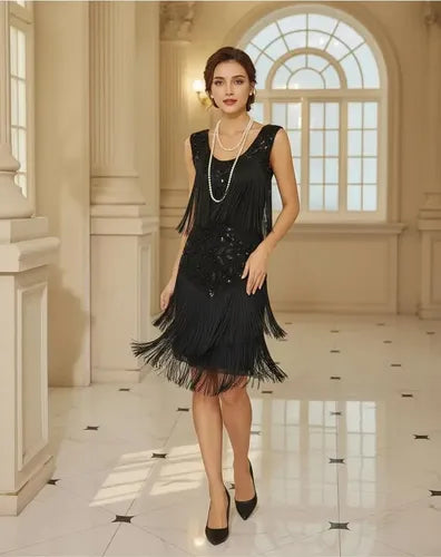 Vestido Fiesta Baile Retro Años 20 Charlestón Va 610a