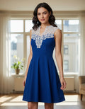 Vestido Azul Tallas Grande Va 66