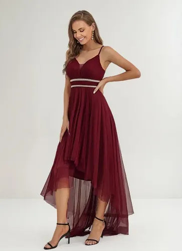 Vestidos Mullet Fiesta Graduaciones Tirantes Tul  Ep 56c