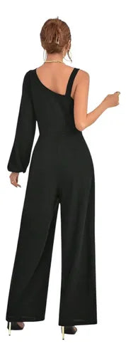 Vestido Entero Jumpsuit  Fiesta Manga Larga El 06