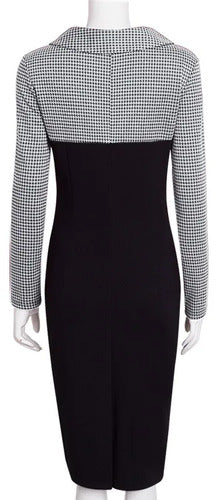 Vestido Formal Bodycon Ajustado Coctel Va 160 Negro L