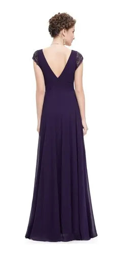 Vestido Fiesta Largo Gasa Ep 64
