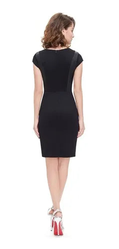 Vestido Fiesta Negro Cóctel Calidad Ep 52c