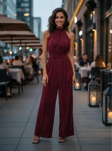 Jumpsuit escote halter de fiesta · EL 205 - vista 25