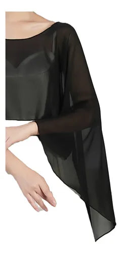 Bolero Capa Novia Gasa Chal Tapado Fiesta Bb 03