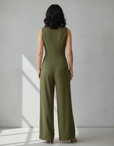 Entero Jumpsuit Mono Fiesta El 98 Verde Militar M