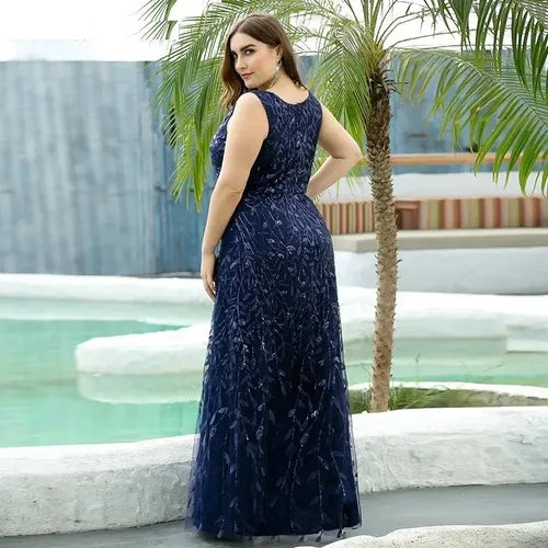 Vestido Fiesta Largo Matrimonio Azul Burdeo  Ep 166