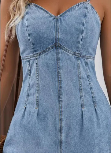 Entero Jumpsuit Mono Mezclilla Jeans Denim El 237