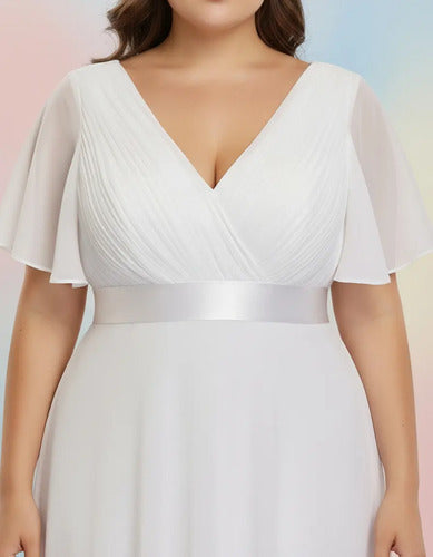 Vestido Fiesta Largo Novia Talla Grande Ep 16