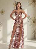 Vestido Sexy Transparencia Lentejuelas Body Vl 36 Rojo L