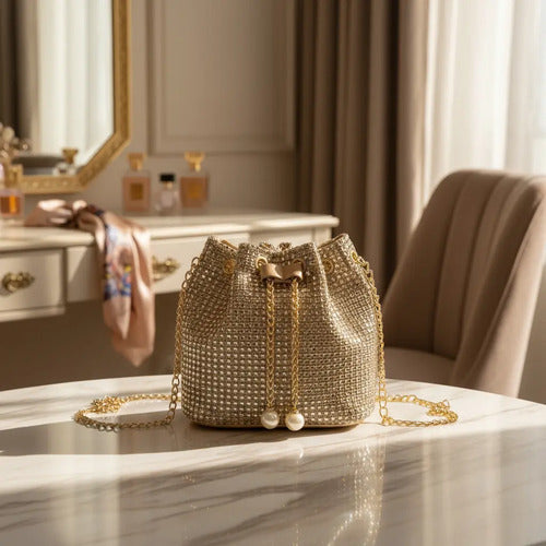 Cartera Brillos Fiesta Coctel Día Noche Clutch Mano Ct 01