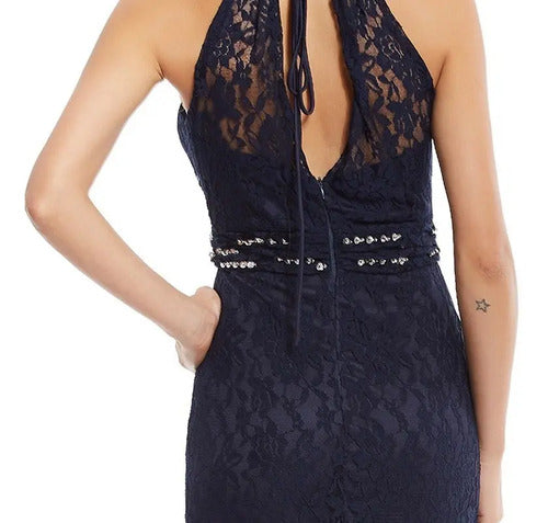 Vestido Fiesta Encaje Negro Ep 208 Negro 10