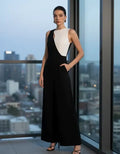 Entero Jumpsuit Mono Fiesta Pierna Ancha Sin Cinturón El 162