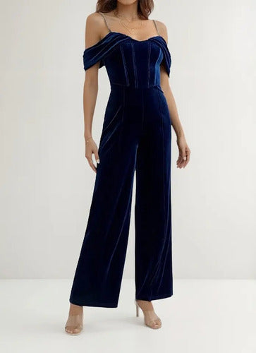 Entero Jumpsuit Mono Terciopelo Fiesta  El 161