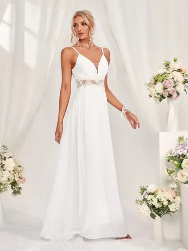 Vestido De Novia Forrado Gasa Delpilar Ns 07