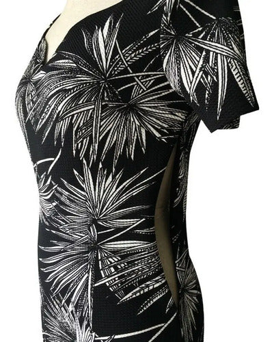 Vestido Formal Negro Bodycon Va 299