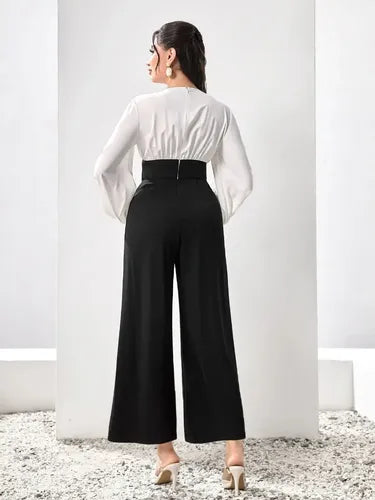 Entero Jumpsuit Mono Fiesta Pierna Ancha El 103 Negro S