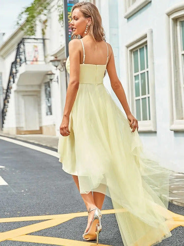 Vestidos Mullet Fiesta Graduaciones Tirantes Tul  Ep 56c