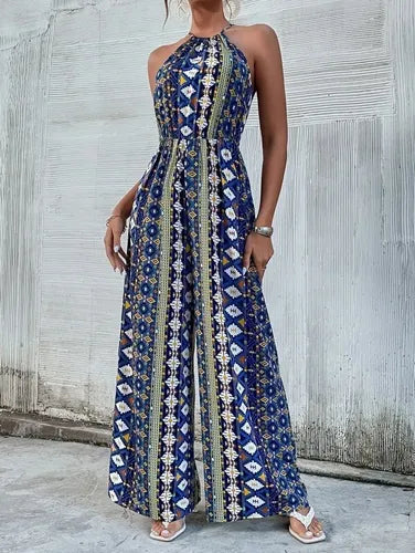 Entero Jumpsuit Mono Estampado Geométrico El 118