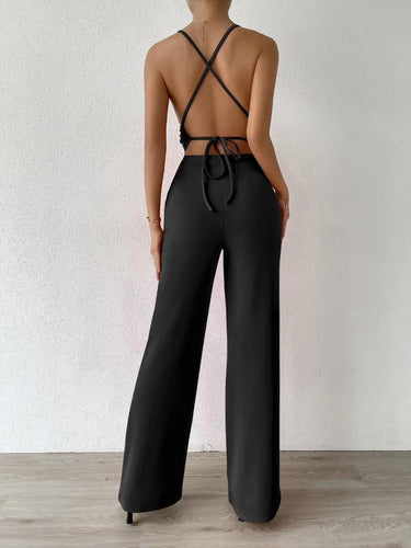 Entero Jumpsuit Mono Fiesta Espalda Descubierta El 105