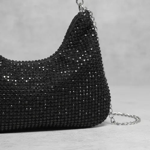Cartera Brillos Fiesta Coctel Día Noche Clutch Mano Ct 05