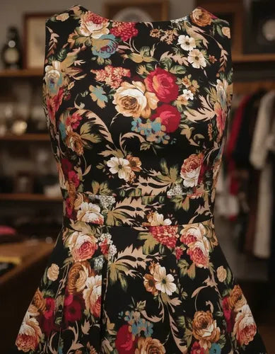 Vestido Vintage Pin Up, Swing Y Años 50, Rockabilly Va 181 Negro S