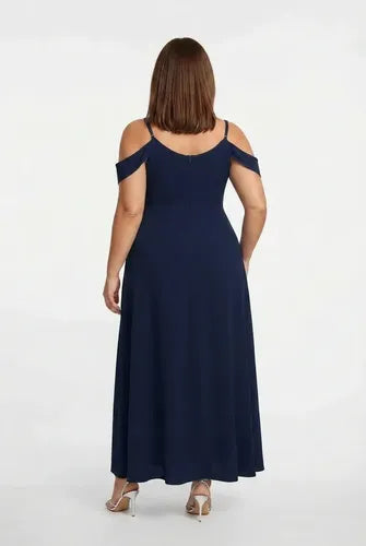 Vestido largo dama de honor talla grande