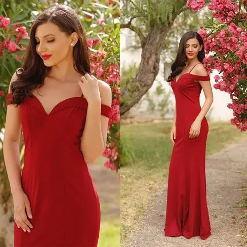 Vestido Fiesta Largo Sirena Graduación Ep 108