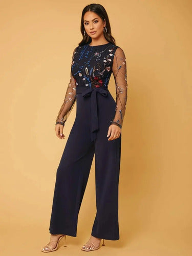 Entero Jumpsuit Mono Fiesta Bordado El 165