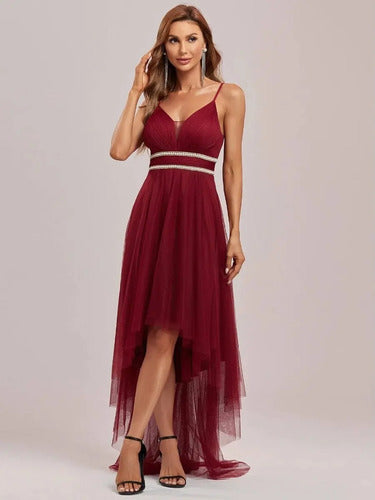 Vestidos Mullet Fiesta Graduaciones Tirantes Tul  Ep 56c