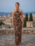Vestido Cóctel Ajustado Fiesta Para Mujer Delpilar Va 539 Animal Print M