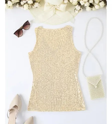 Blusa con lentejuelas de fiesta - vista 25
