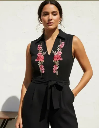 Entero Jumpsuit Mono Fiesta Bordado El 165