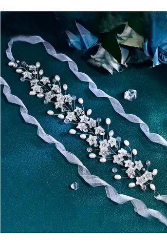 Cinturón Cinturones De Novia Con Diseño Cn 05 Blanco Unica