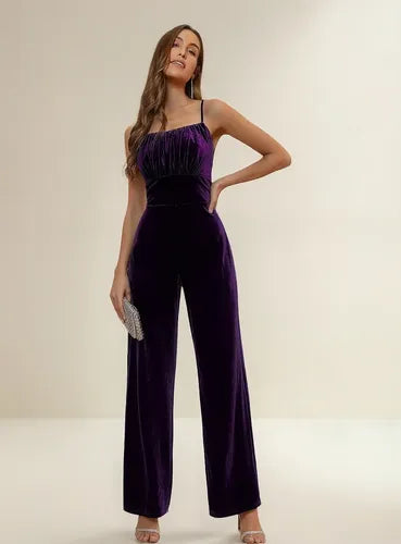 Entero Jumpsuit Mono Terciopelo Fiesta  El 72