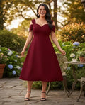 Vestido Mujer Talla Grande Acampanado Vg 158