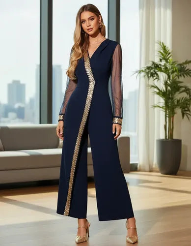 Entero Jumpsuit Mono Fiesta Lentejuela El 212